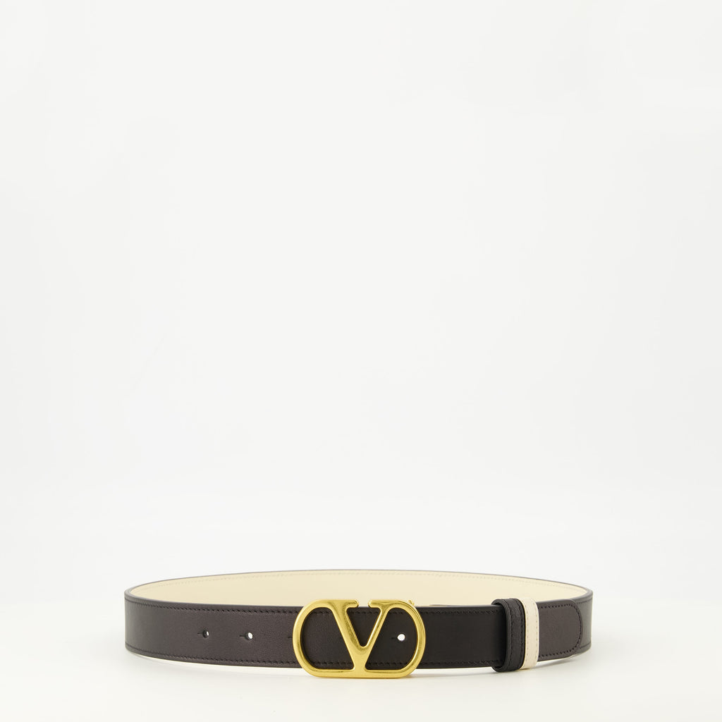 Image of Vlogo Reversible Belt by Valentino Garavani for Women - Season Spring-Summer 2026 - Detail View 1