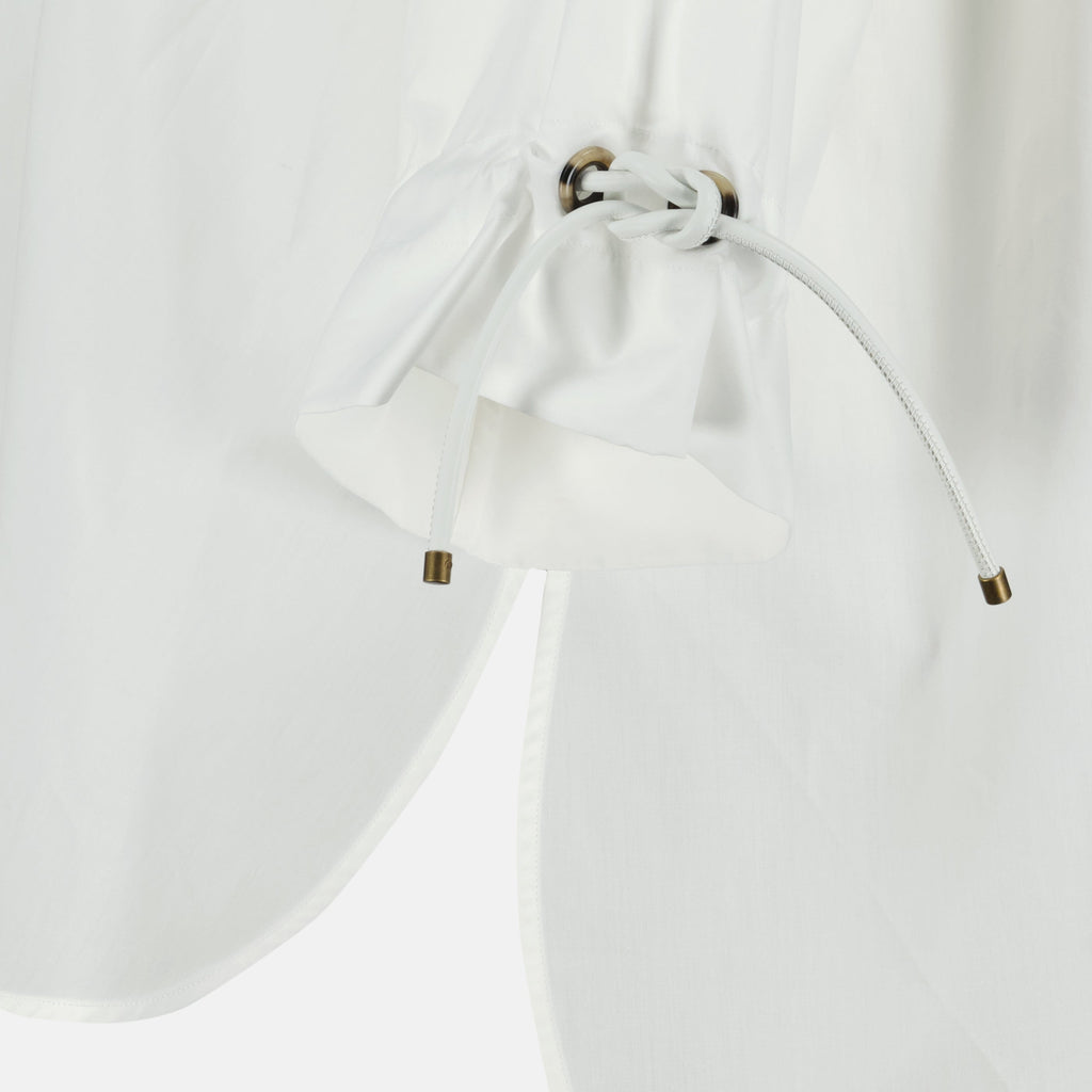 Imagem da blusa de popeline de algodão da Max Mara para mulheres - Temporada Primavera-Verão 2026 - Detalhe 2