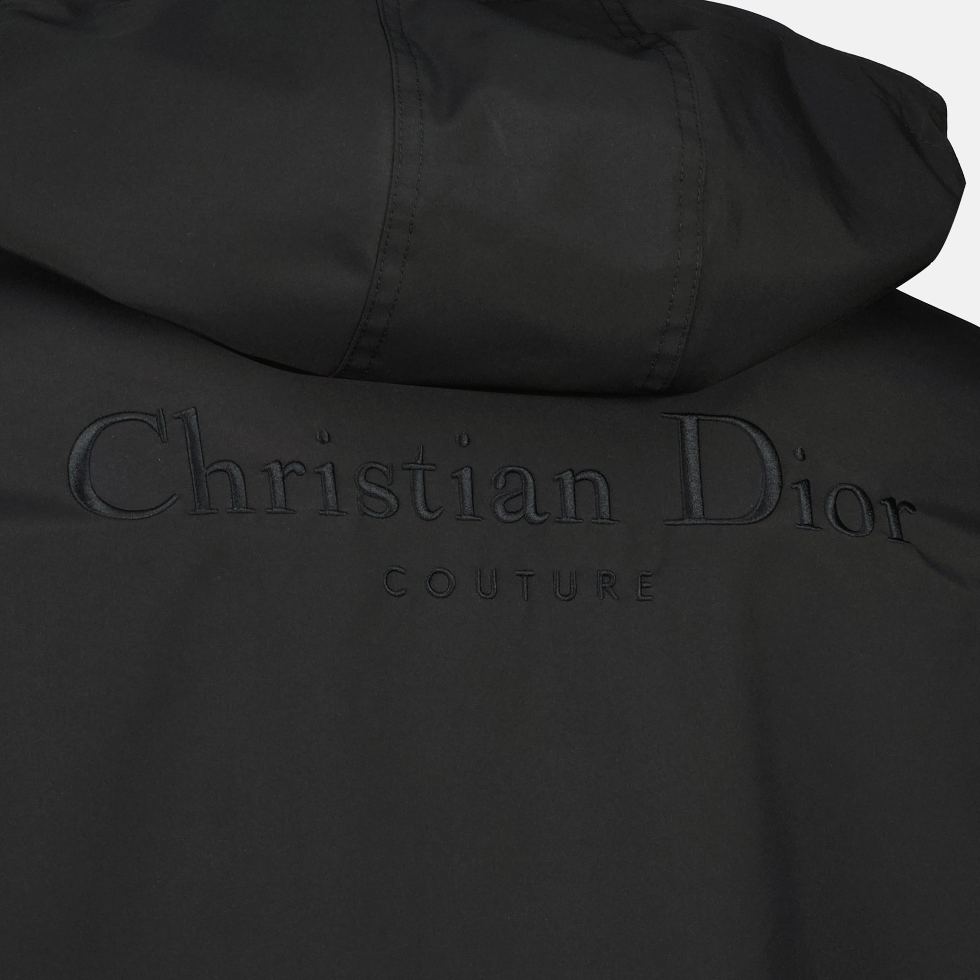 Bilde av svart hettegenser fra Dior for menn - Sesong Høst-Vinter 2025 - Detaljvisning 1