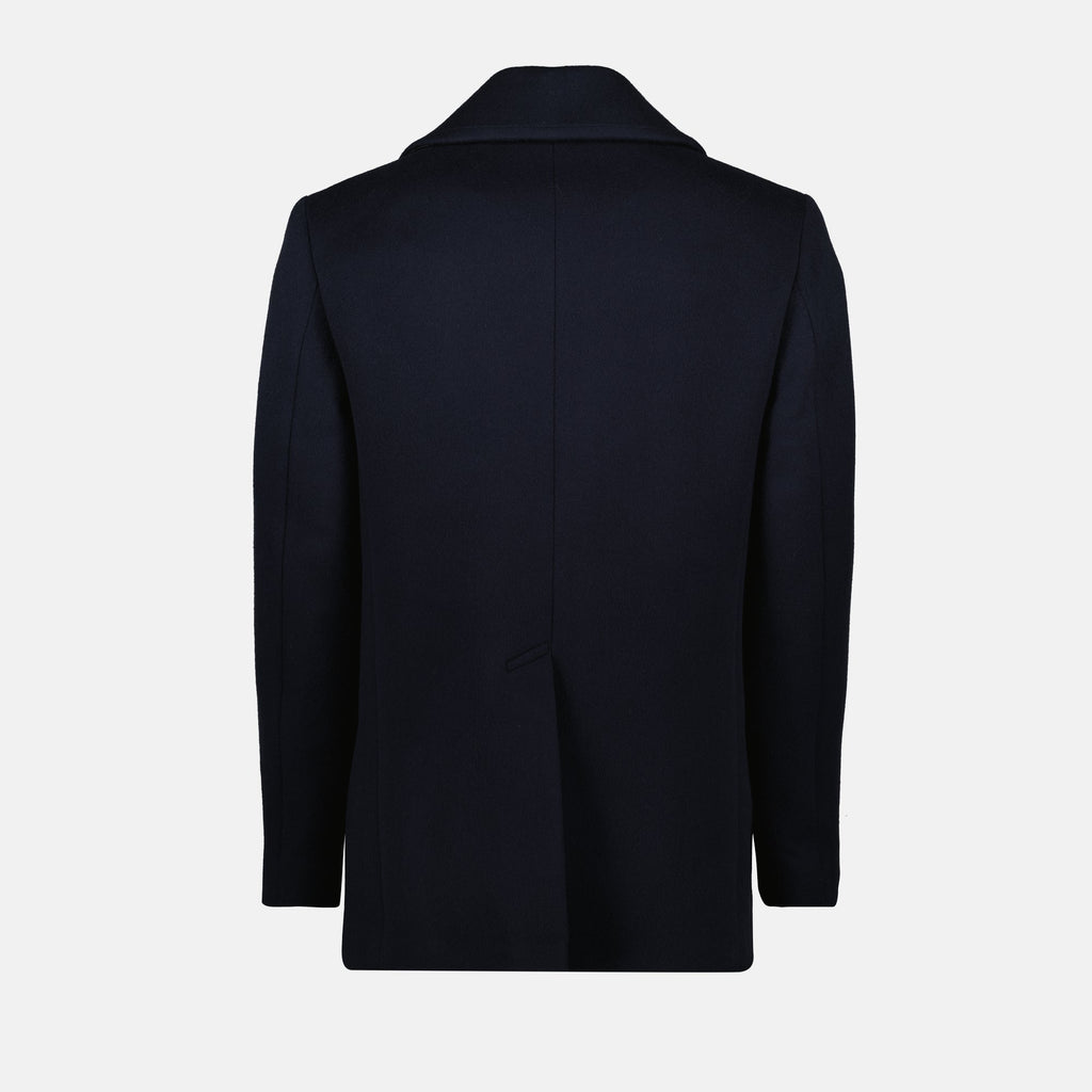 GIVENCHY blazer, double-breasted wool, classic collar blazer, mid-length jacket, elegant outerwear