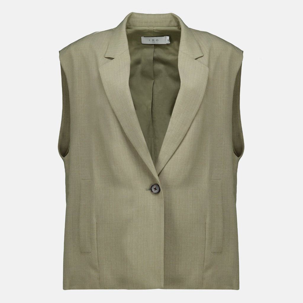 Sleeveless Tailored Jacket