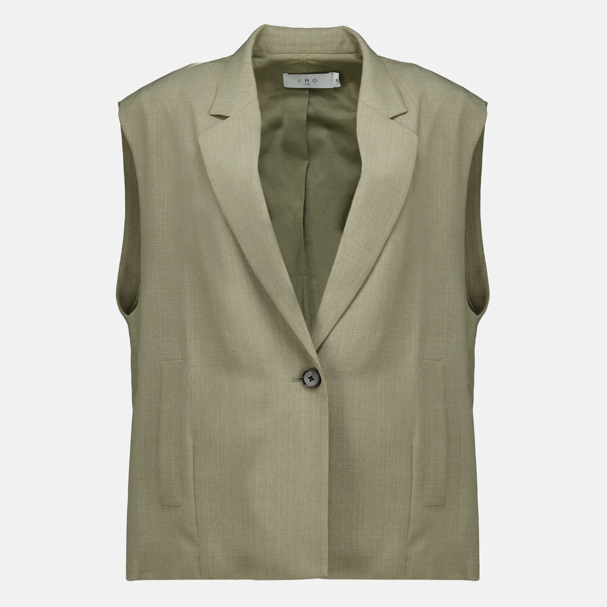 Sleeveless Tailored Jacket