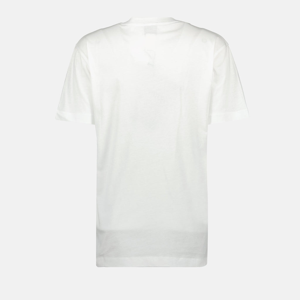 Patou T-shirt, organic cotton, white T-shirt, printed logo, Autumn-Winter 2025