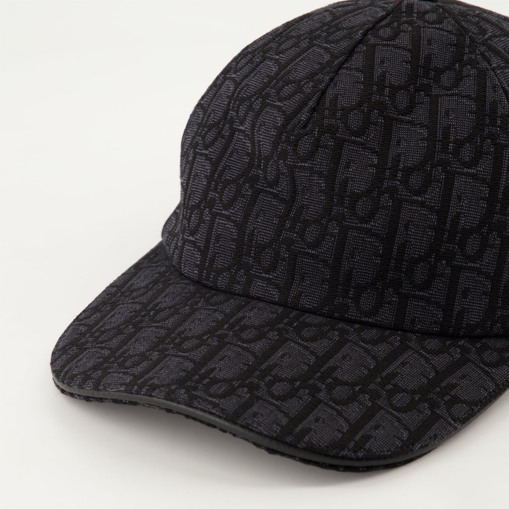 Dior Oblique, logo cap, cotton cap, adjustable cap, jacquard cap