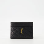 card holder, Cassandre, Saint Laurent, grained leather, luxury accessory