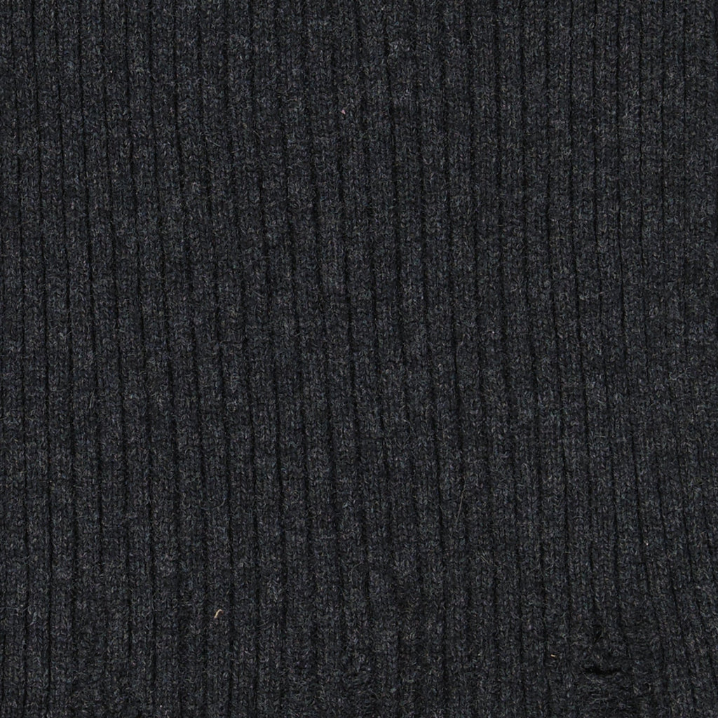 Distressed scarf, black wool scarf, wool winter accessory, contemporary scarf design, men's collection scarf