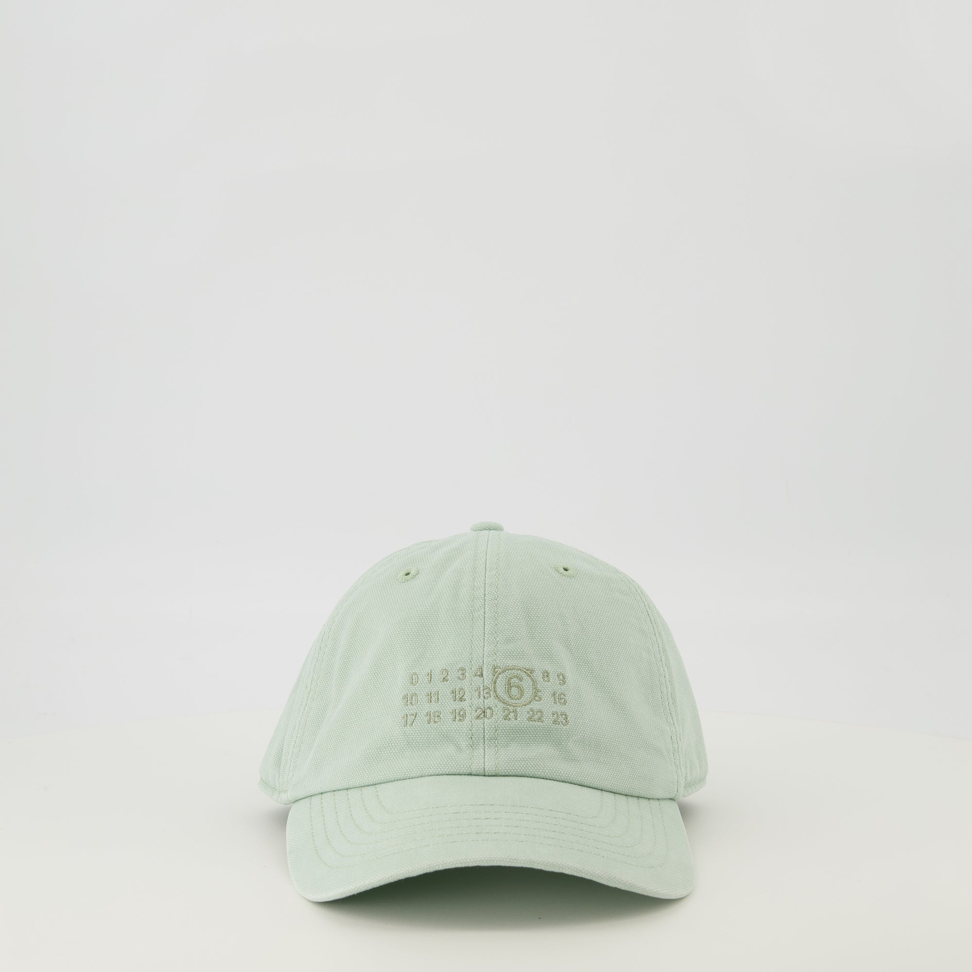 Image of Numeric Green Cap by Mm6 for Men - Season Spring-Summer 2026 - Front View