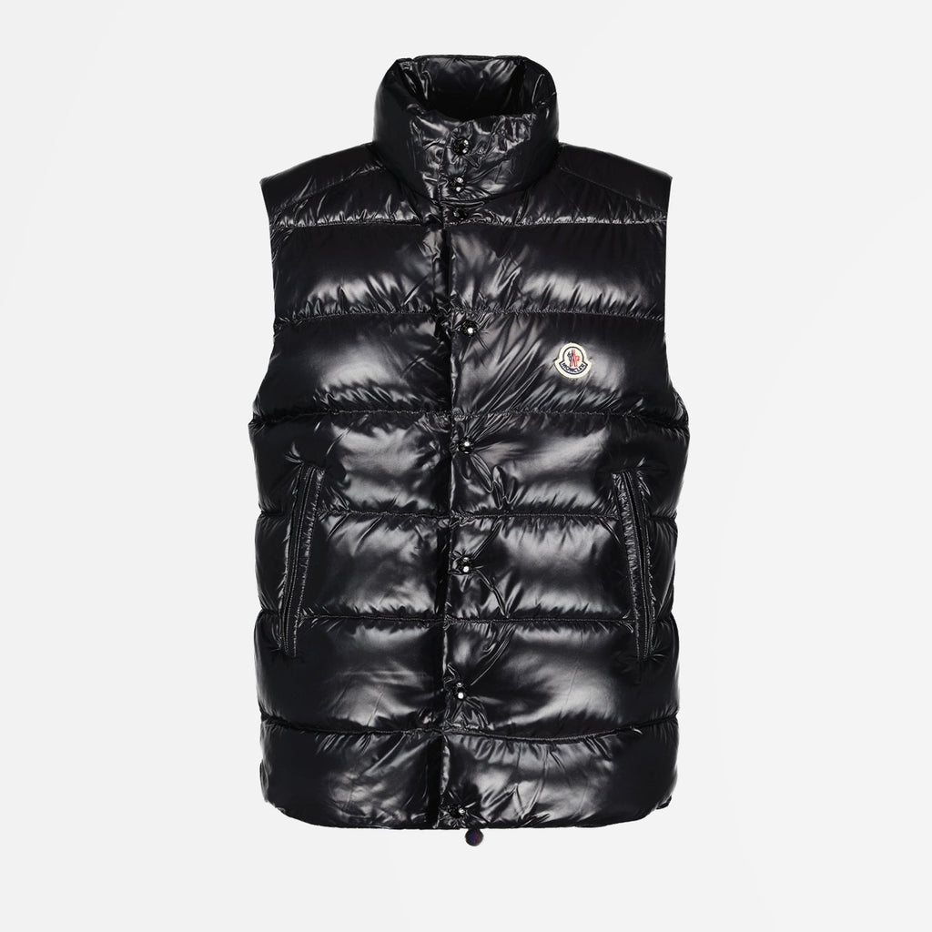 Tibb sleeveless jacket, Moncler, black nylon jacket, luxury outerwear, Autumn-Winter 2024