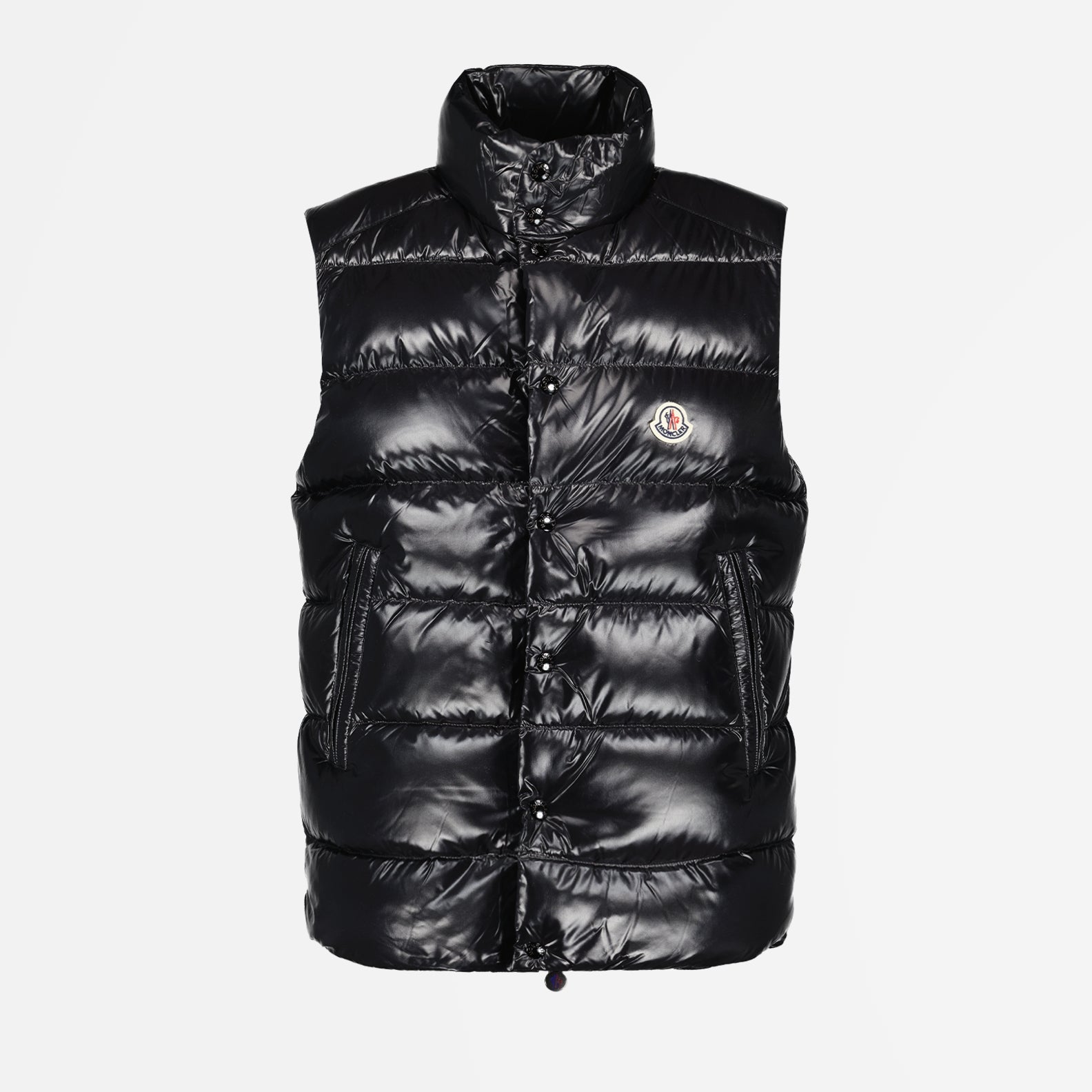 Tibb sleeveless jacket, Moncler, black nylon jacket, luxury outerwear, Autumn-Winter 2024