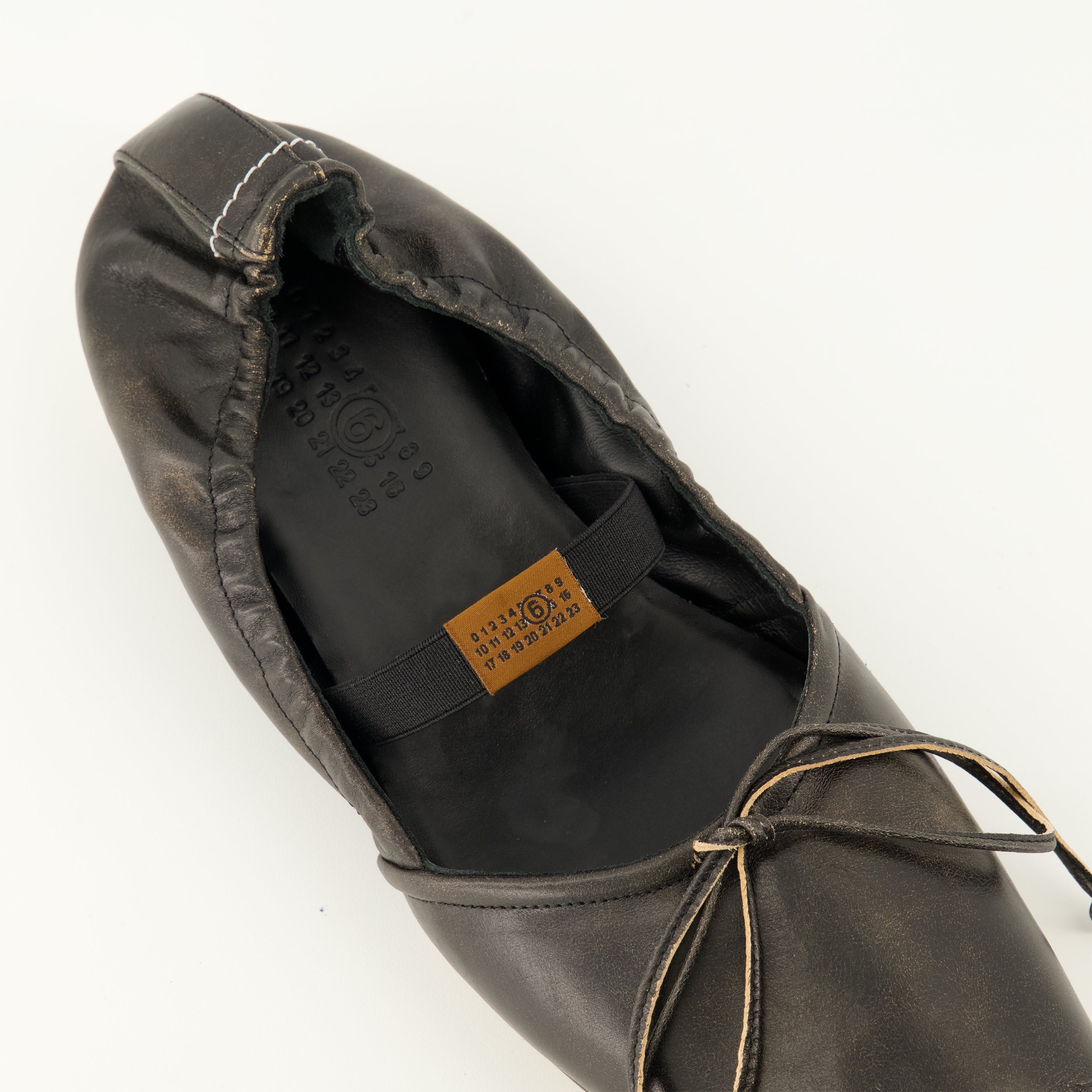 Ballerine in Pelle con Punta Quadrata