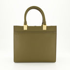 mini Sunshine bag, olive green bag, smooth leather bag, Autumn-Winter collection, adjustable strap handbag