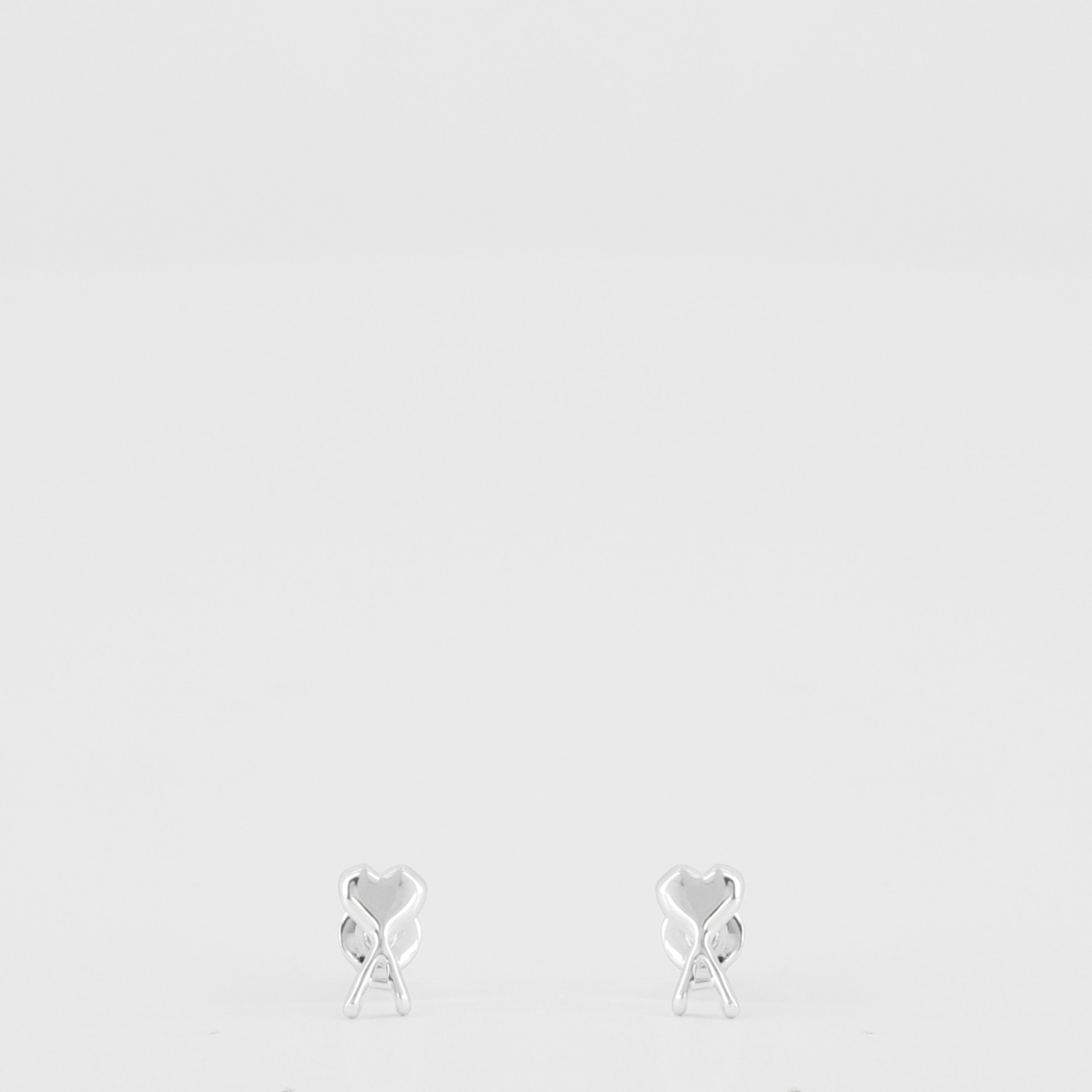 Bilde av de Coeur sølvøredobber fra Ami PARIS for damer - Sesong Vår-Sommer 2026 - Foranvisning