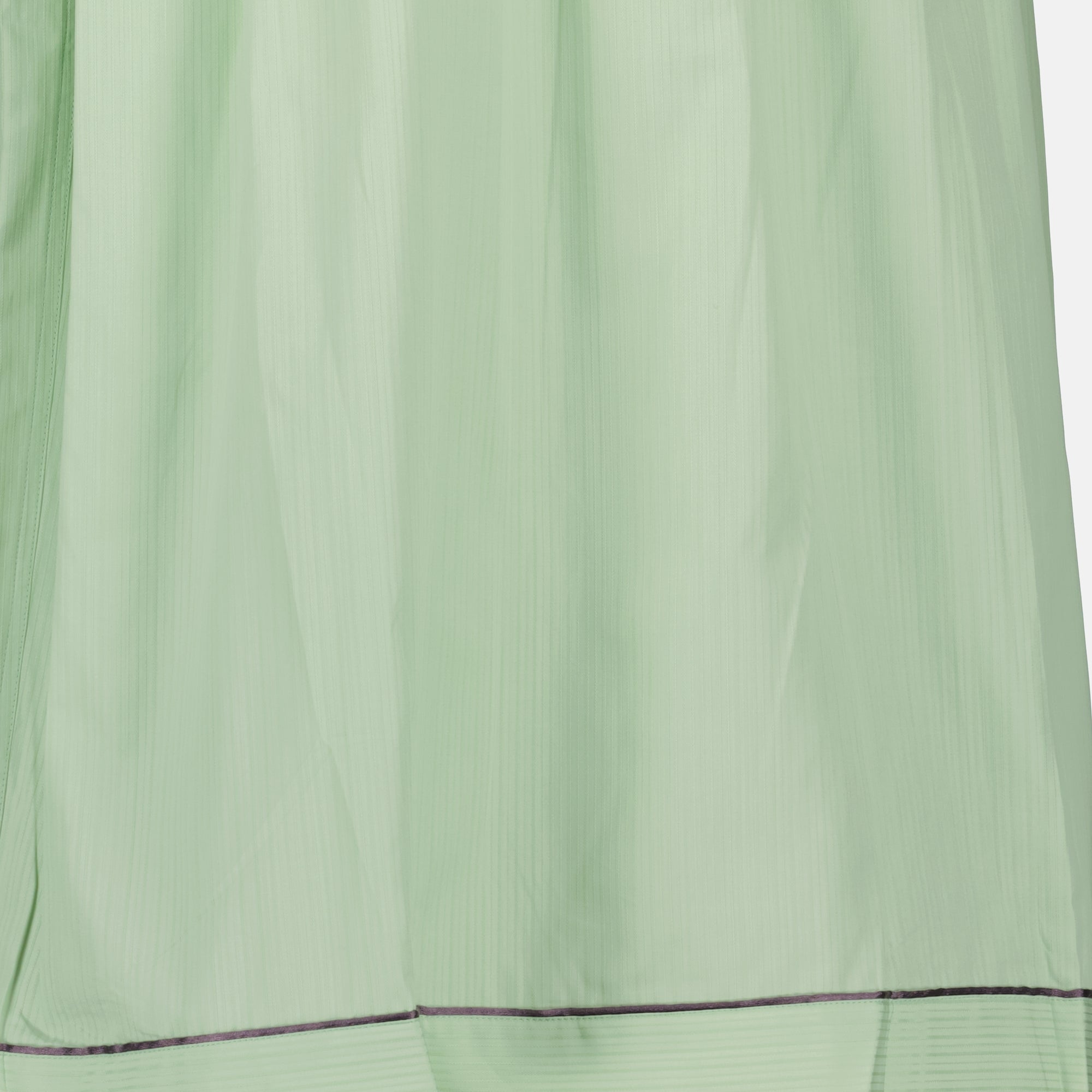 Prada skirt, green midi skirt, cotton skirt, Autumn-Winter 2025, designer skirt
