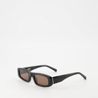 Imagen de gafas de sol negras 75010 de Ami PARIS para unisex - Temporada Primavera-Verano 2025 - Vista trasera