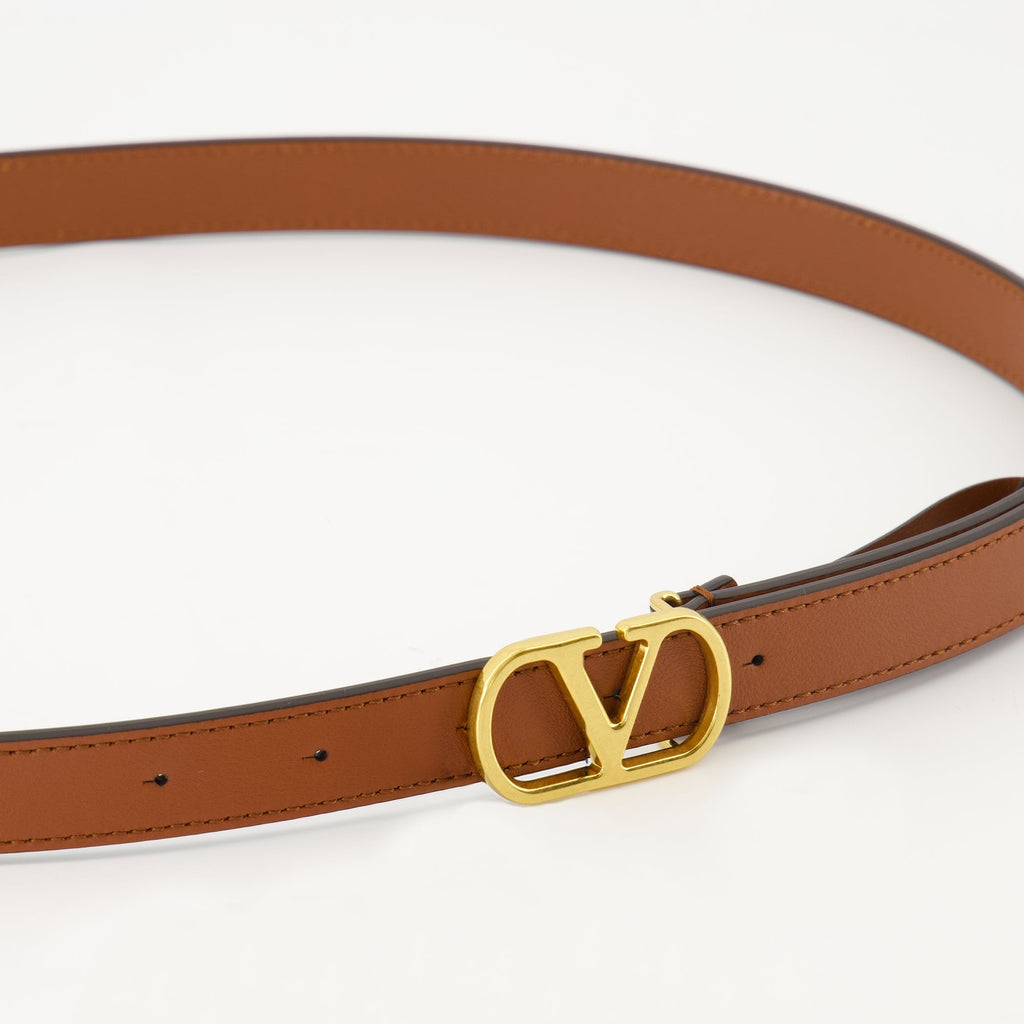 Valentino belt, VLogo accessory, calf leather belt, brass buckle belt, luxury accessories