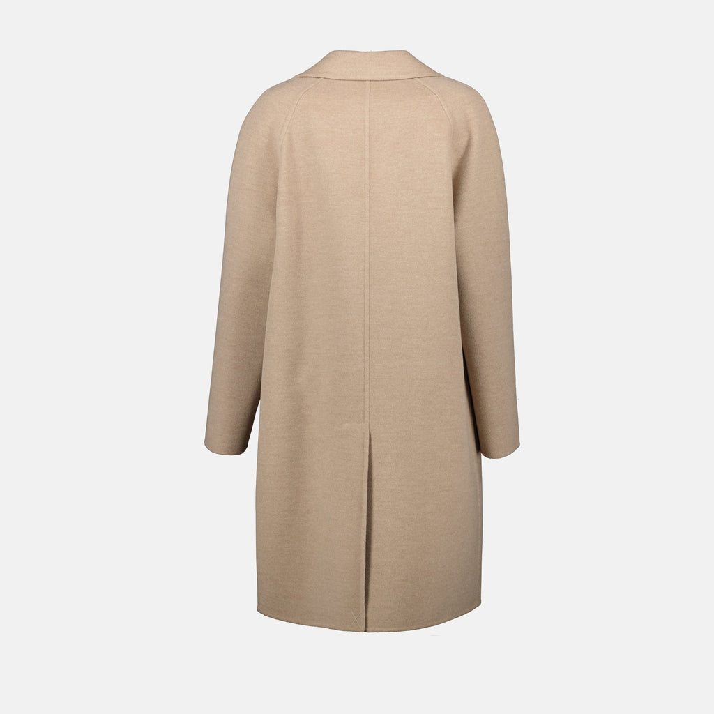 Image of Reversible Wool Coat by Fendi for Women - Season Autumn-Winter 2024 - Back View