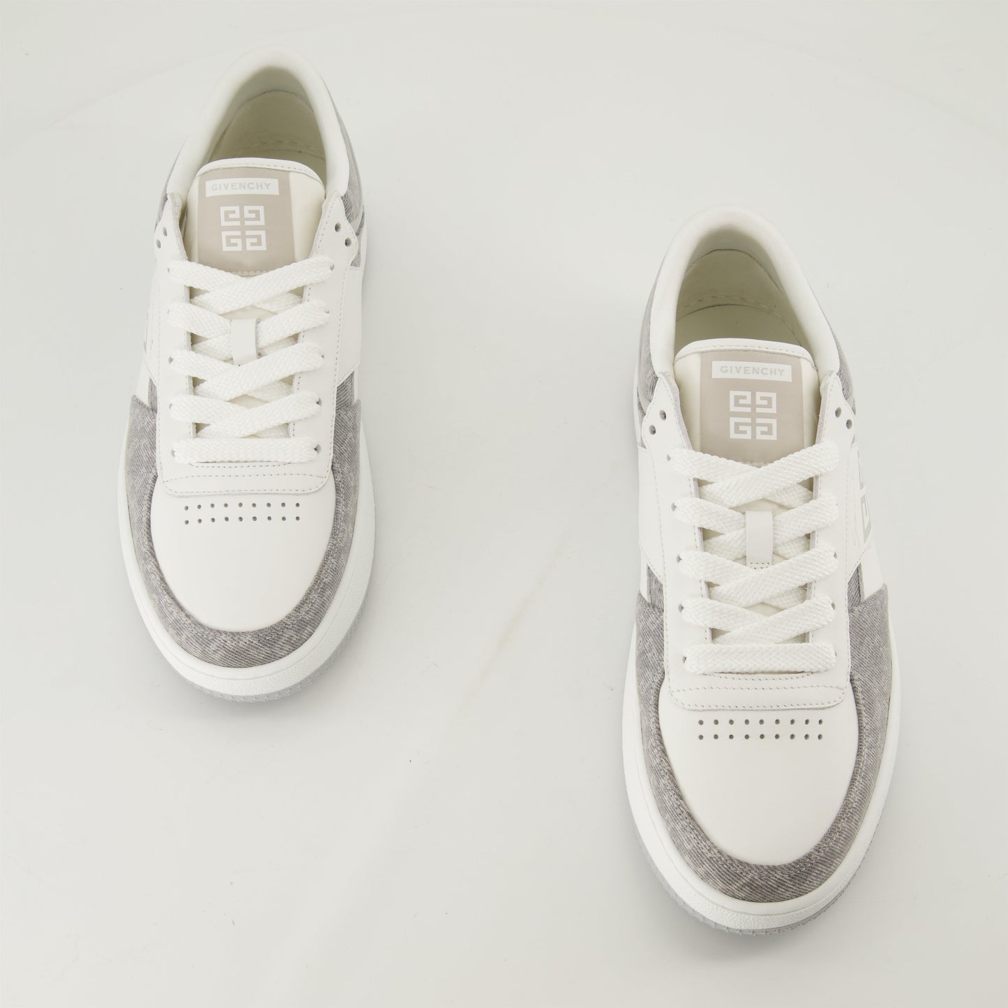 G-Move sneakers, gray monogram, Givenchy sneakers, designer sneakers, leather and cotton sneakers