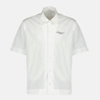 Image of Givenchy White Stamp Shirt - by Givenchy for Men - Season Spring-Summer 2026 - Front View