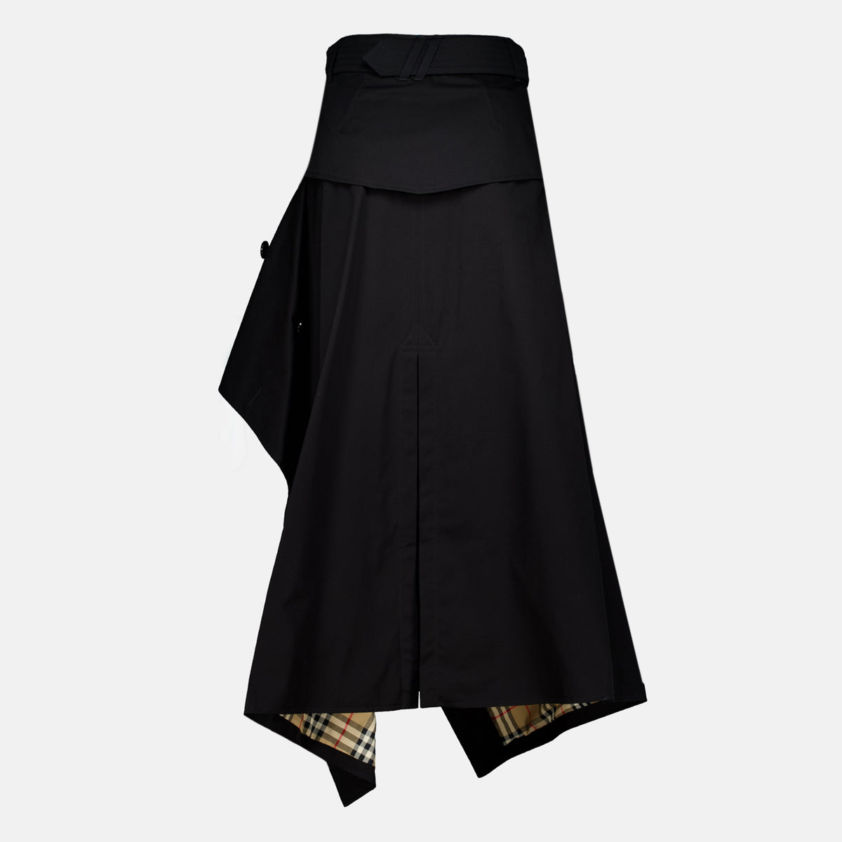 Asymmetrisk Trench Skjørt
