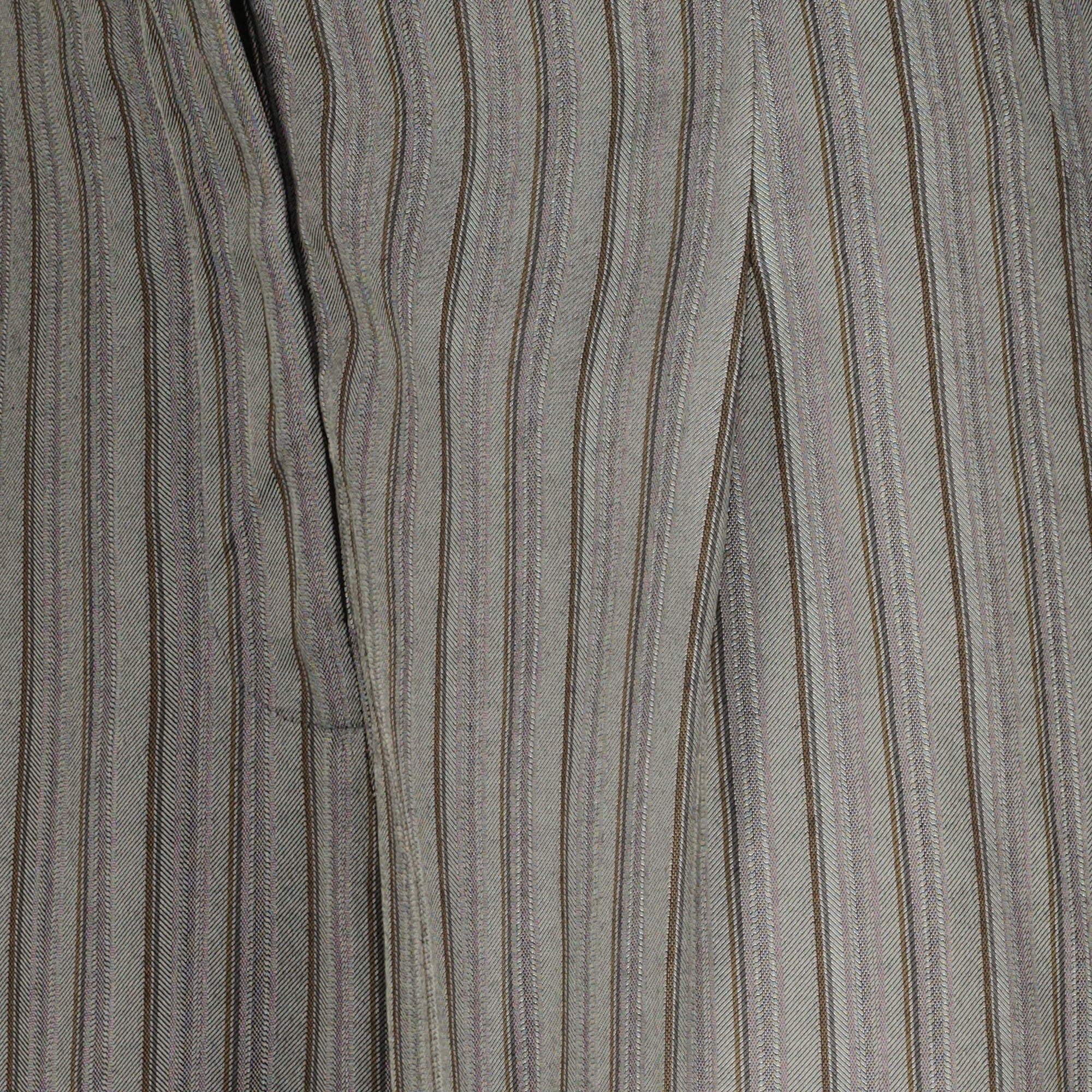 Image of Reyer Striped Gray Pants by Christopher Esber for Women - Season Spring-Summer 2026 - Detail View 2