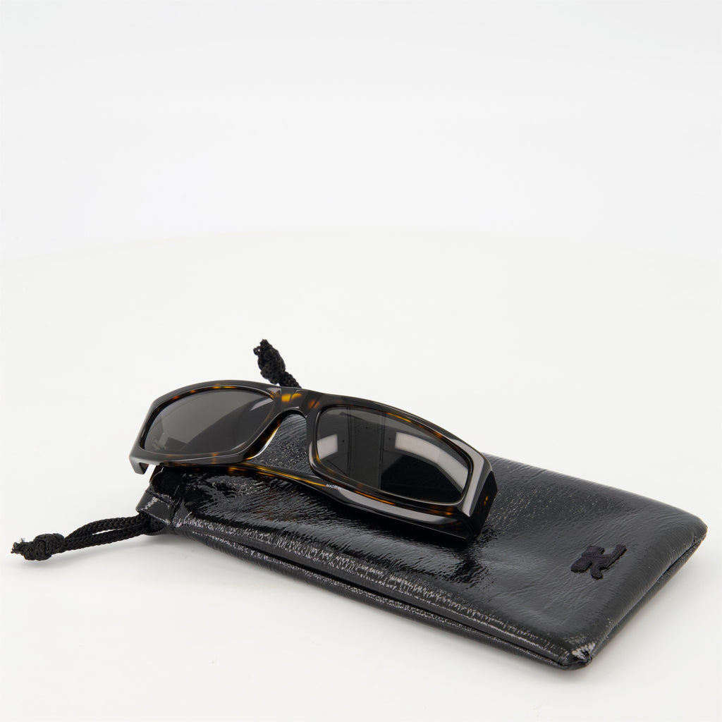 sunglasses, tortoiseshell sunglasses, Courrèges accessories, Tech sunglasses, unisex sunglasses