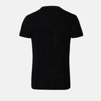 Terry cotton polo, black polo shirt, organic cotton polo, luxury fashion, designer polo