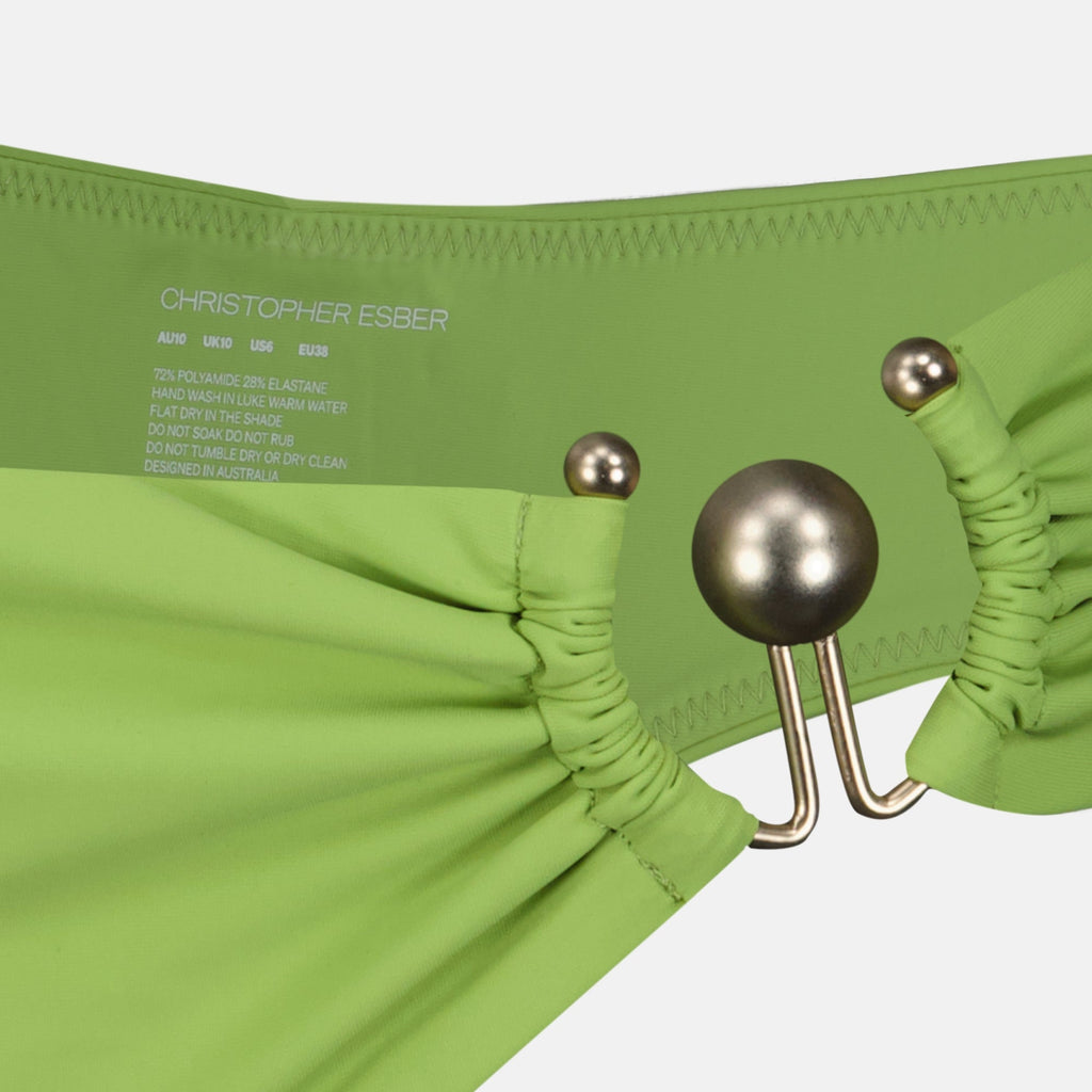 Imagem do Bas de Maillot Orbit Side de Christopher Esber para Mulheres - Temporada Primavera-Verão 2026 - Vista Detalhe 1