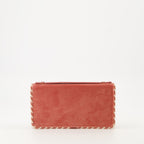pink velvet clutch, Valentino Garavani, designer handbag, luxury accessories, Chic evening bag