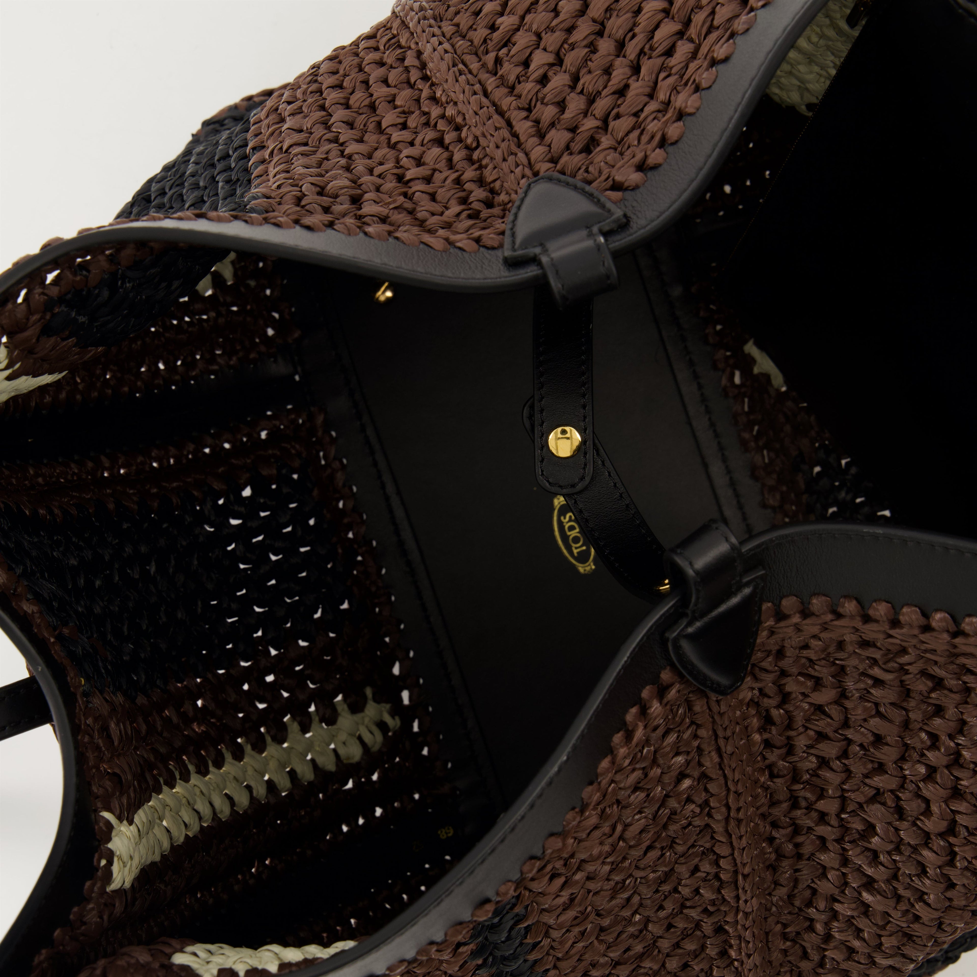 Timeless Cabas, Tod's bag, raffia handbag, luxury accessories, designer tote