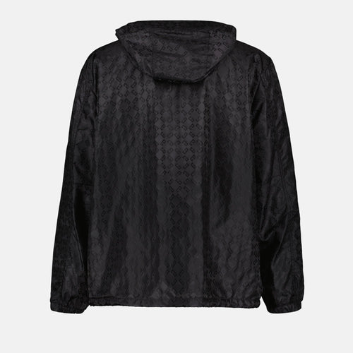 Image of 4G Nylon Windbreaker Jacket by Givenchy for Men - Season Autumn-Winter 2024 - Back View