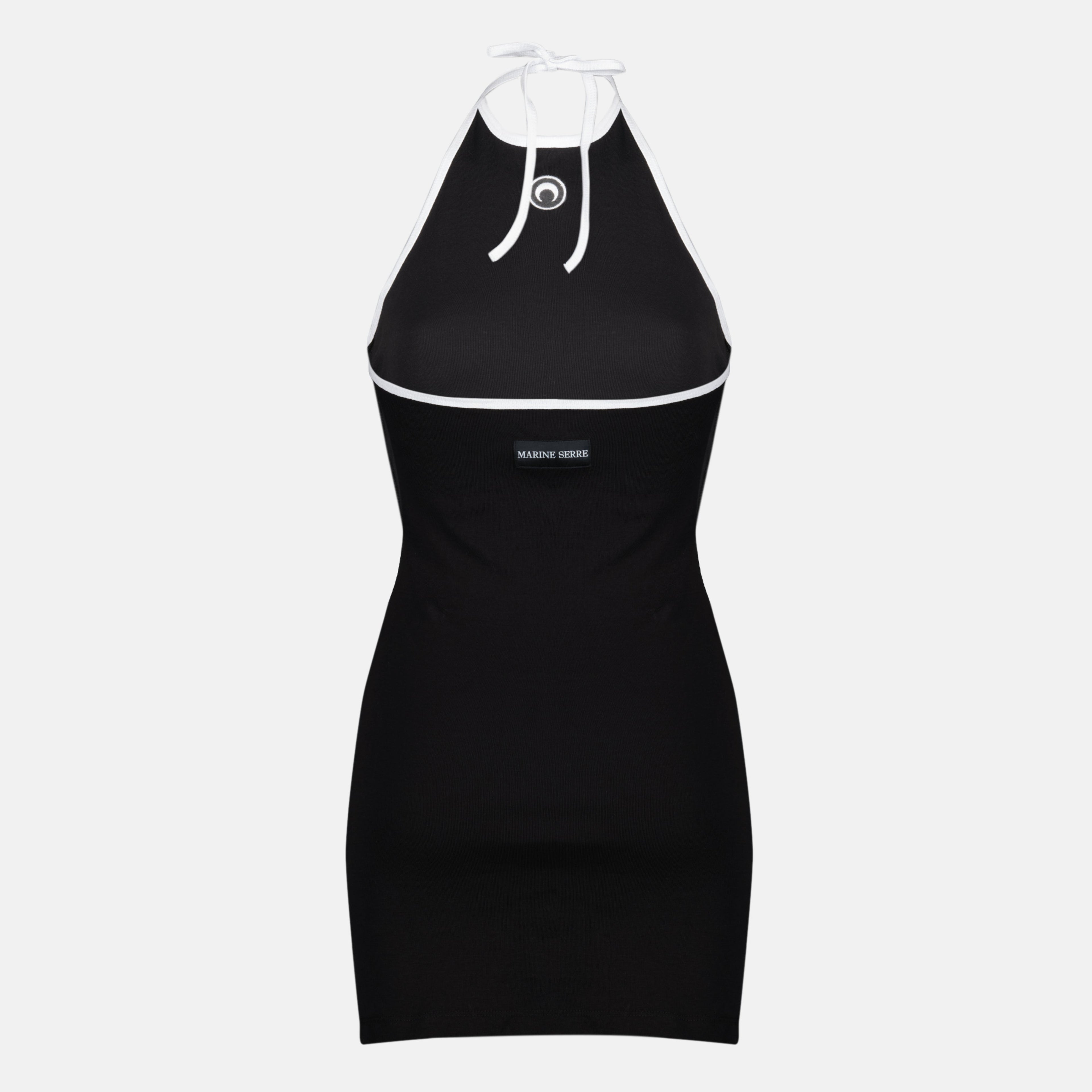 ショートムーンバックレスドレス