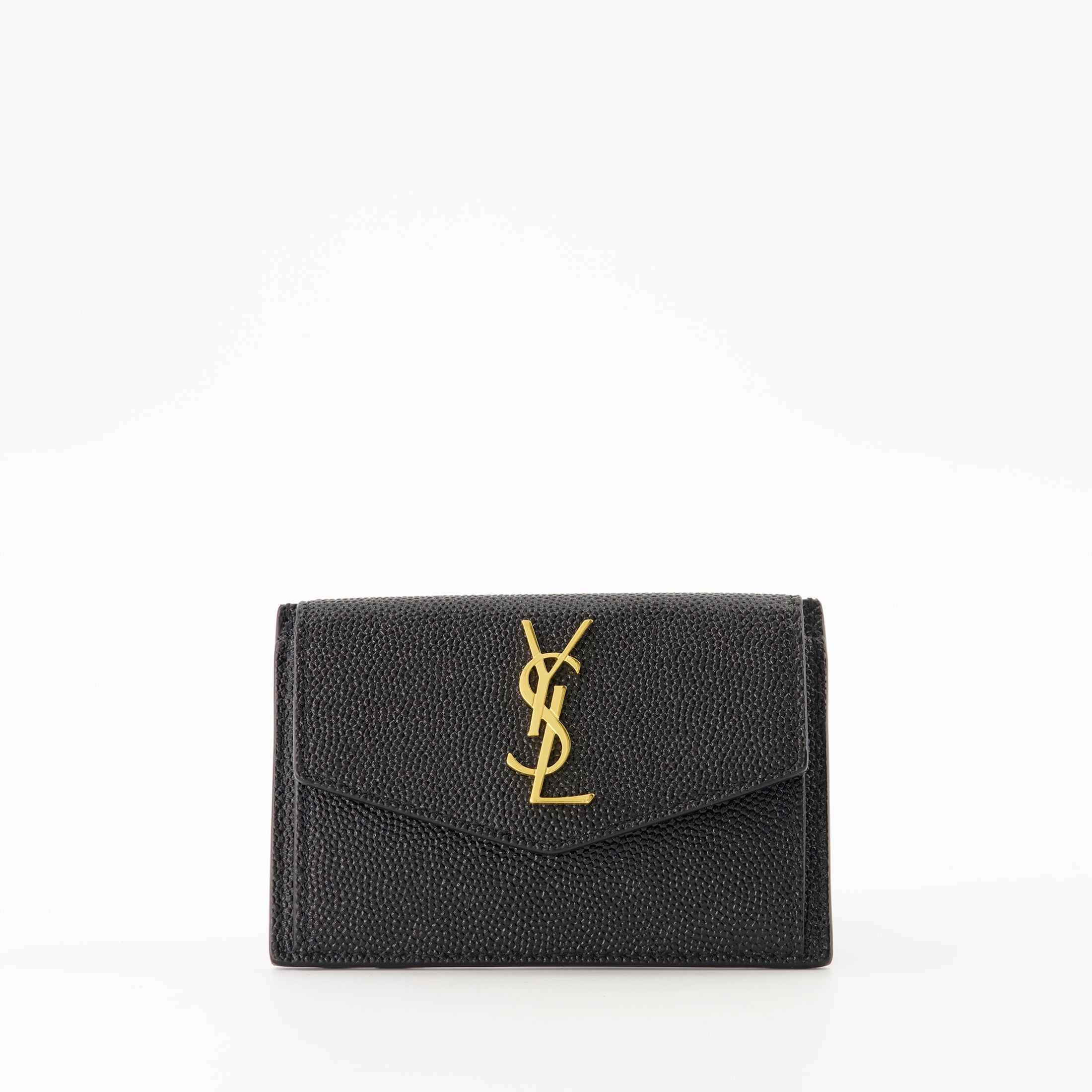 card holder, Saint Laurent, leather accessories, luxury accessories, grained leather