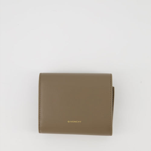 Givenchy wallet, leather wallet, 4G collection, luxury accessories, brown leather wallet