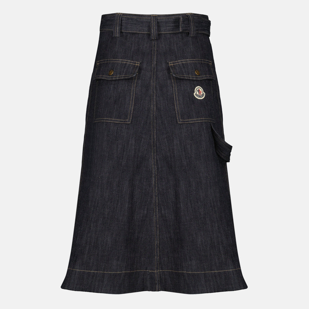 Falda Midi de Denim