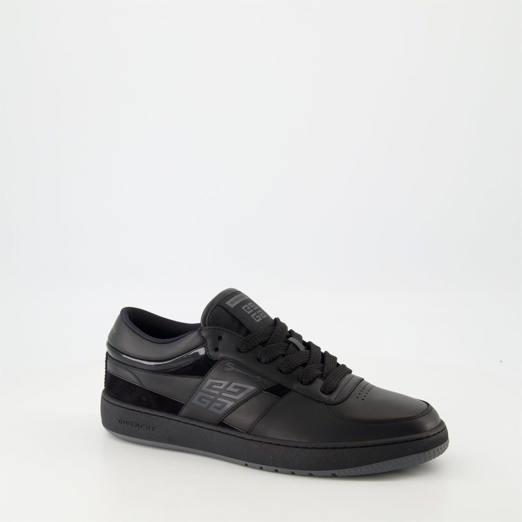 Image of G Move Sneakers in Black by Givenchy for Men - Season Spring-Summer 2025 - Front Right Three-Quarter View
