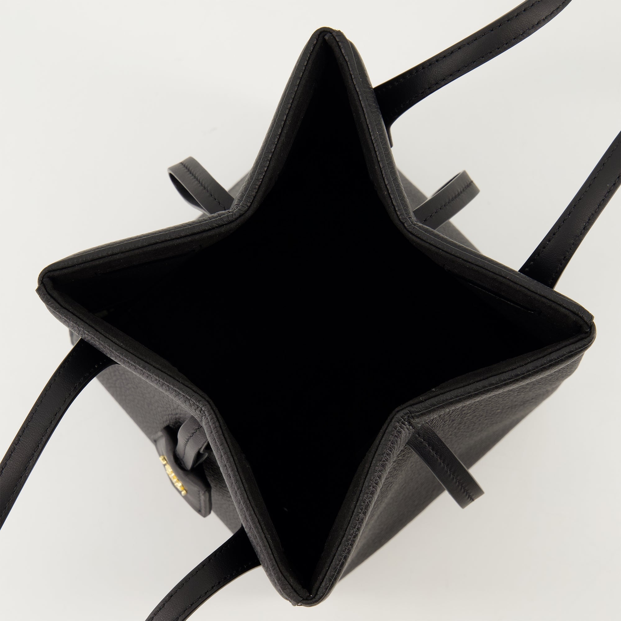 Fendi Origami Mini, black leather bag, luxury accessories, chic handbag, elegant design