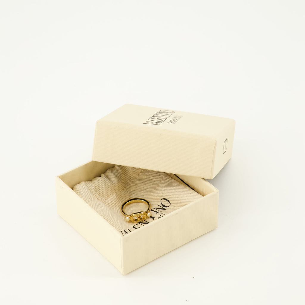 Bague Ovalette en Métal et Crystals Swarovski - Valentino