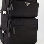 Image of Re-Nylon and Saffiano Leather Backpack by Prada for Men - Season Spring-Summer 2025 - Detail View 1