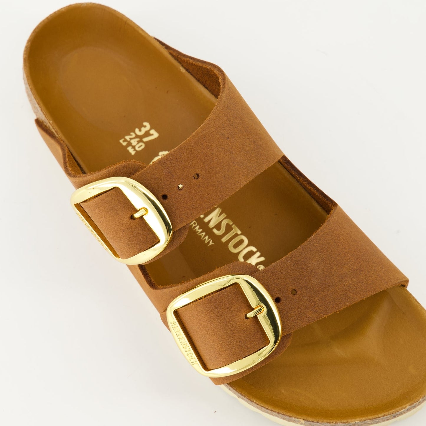 Birkenstock slides, leather slides, luxury footwear, Arizona Big Buckle, fall-winter collection