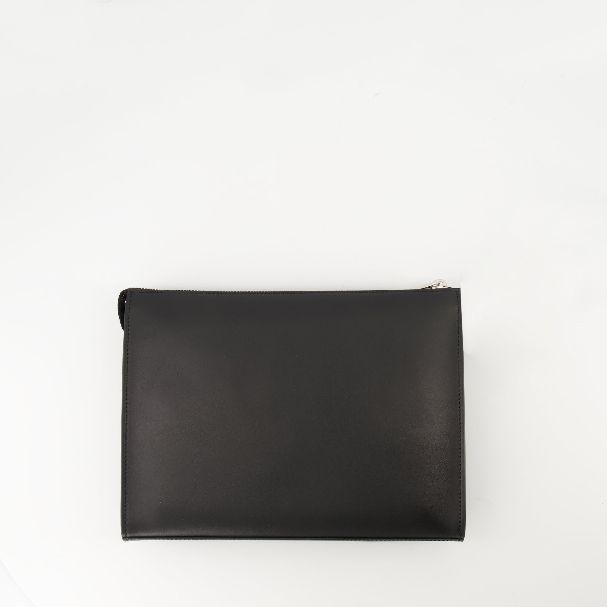 Fendi pouch, Squared FF pouch, black pouch, leather and canvas accessory, men's fashion accessory