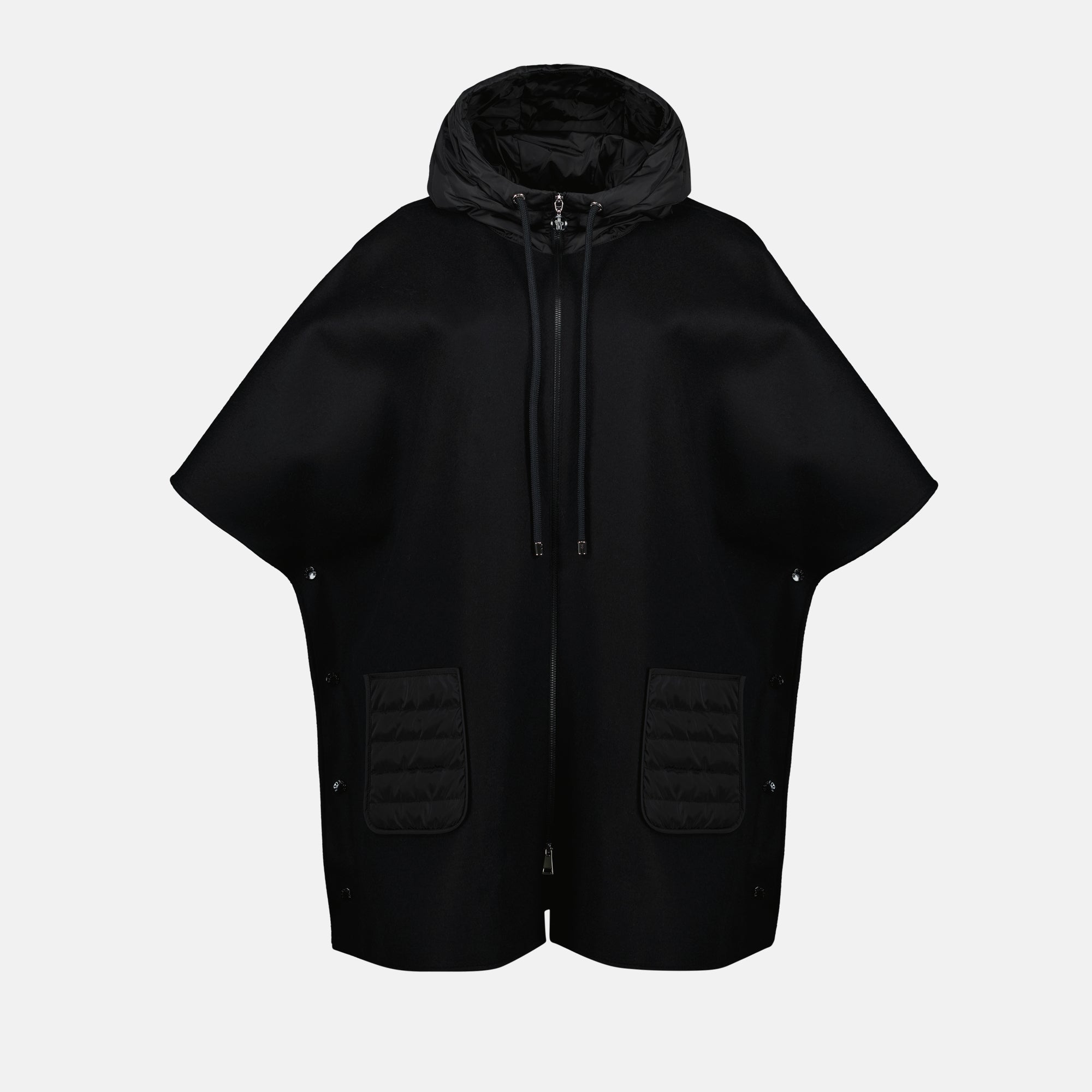 Moncler cape, hooded cape, designer outerwear, women's fashion, autumn-winter collection