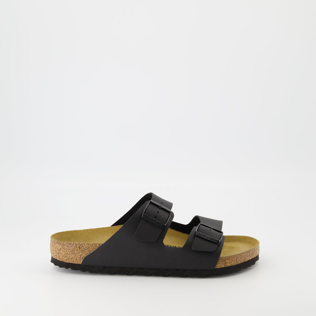 Birkenstock sandals, Arizona Birko-Flor, comfortable footwear, summer sandals, black sandals