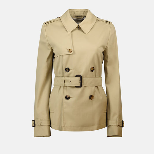 Burberry trench coat, beige trench coat, Burberry Spring 2025, classic trench coat, women's outerwear