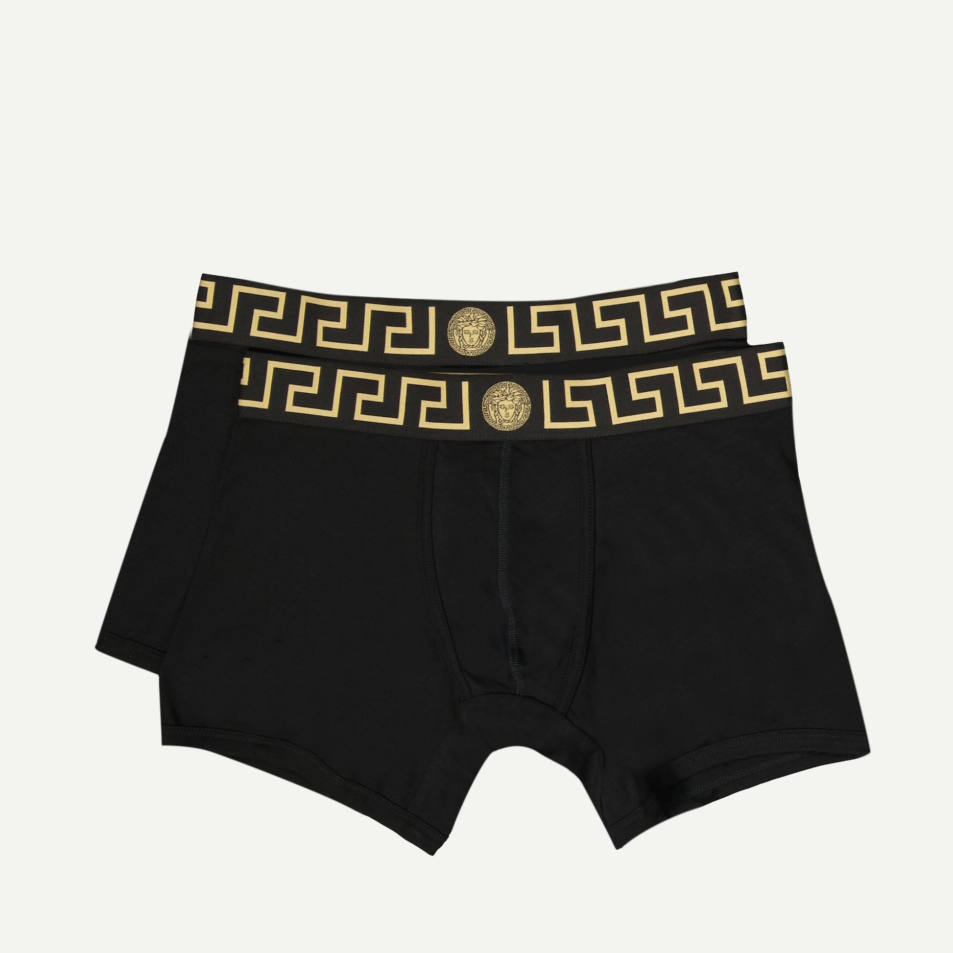 black boxers, Versace Fall Collection, men's essentials, cotton underwear, stylish boxer briefs