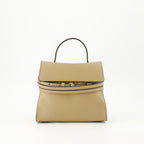 Moschino bag, Tie Me bag, beige leather bag, women’s accessories, luxury handbags
