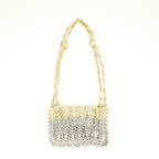 Image of Iconic 1969 Nano Metal Bag by Rabanne for Women - Season Autumn-Winter 2024 - Back View