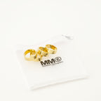 여성을 위한 Mm6의 Bague empilée numeric doré 이미지 - 2025 가을-겨울 시즌 - 세부 사항 보기 2