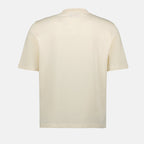 Ami de coeur T-shirt, beige T-shirt, organic cotton shirt, oversized fit, men's t-shirt