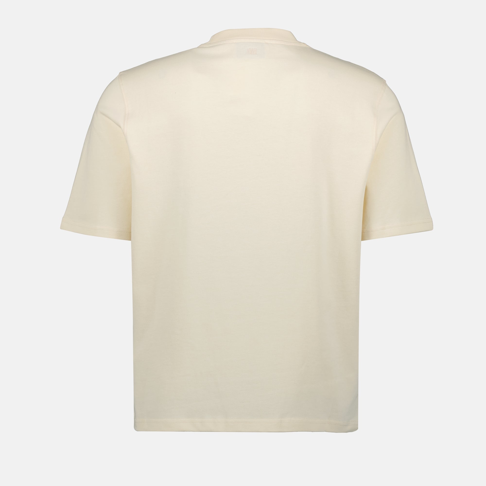 Ami de coeur T-shirt, beige T-shirt, organic cotton shirt, oversized fit, men's t-shirt