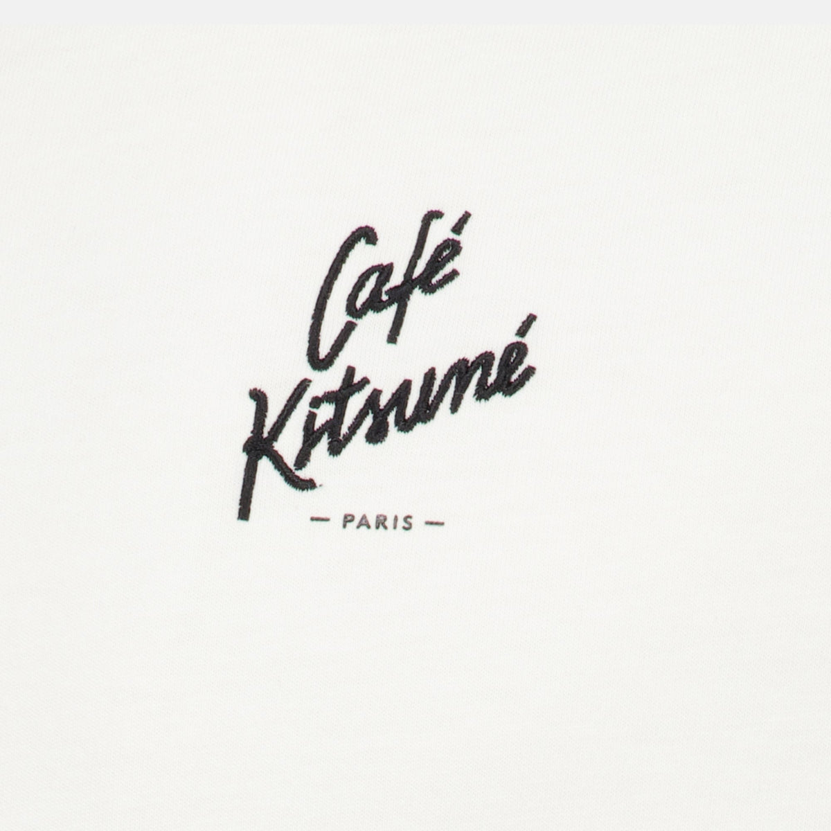 Kitsuné White Embroidered T-Shirt